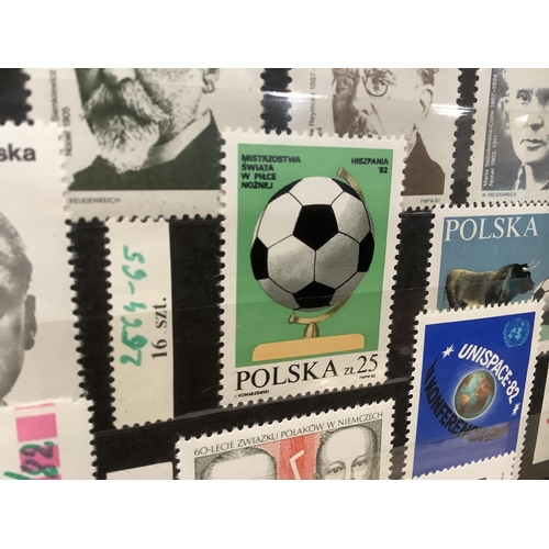 181 - Poland stamp collection 1944-1986, contained in eleven date marked stock books, a well presented and... 