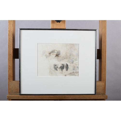 102 - ARR Richard Keeton 20th/21st century, Cliff Face Study II, watercolour, signed to lower right, title... 