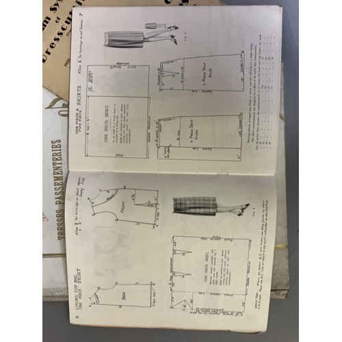 296 - A French sample book dated summer 1913 “ Tresses Passementeries, Broderies, Galons, Robes Brodées”, ... 