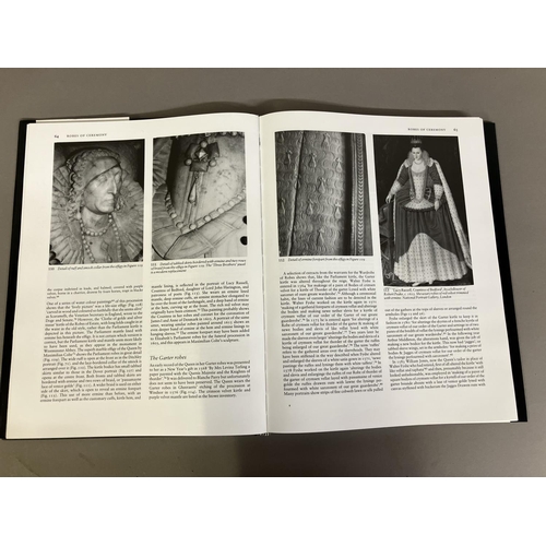 349 - Queen Elizabeth’s wardrobe unlock’d: A large hardback book with protective cardboard sleeve, contain... 