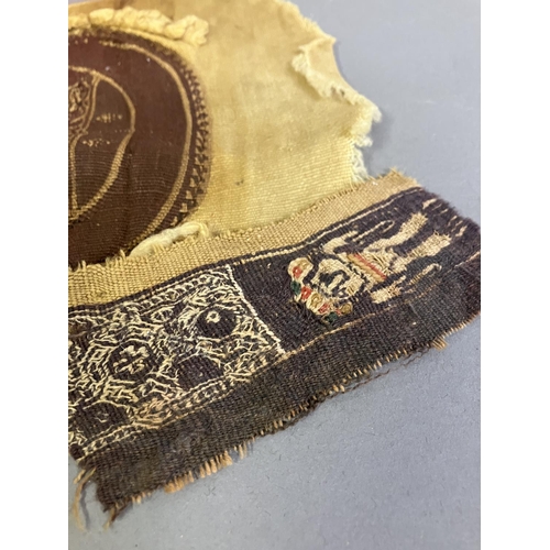 166 - Antique Peruvian woven textiles, and fragments and three specialist books, (in German, but many illu... 