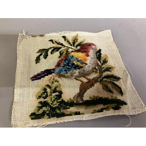 206 - 18th and 19th century needlework samplers and embroideries: the first, a European stitch sampler sho... 