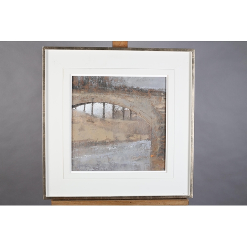 26 - ARR Peter BEESON (b 1956), Bridge, Kettlewell, oil on artist's board, initialed to lower left, 35cm ... 