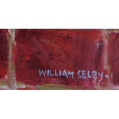 33 - ARR William Selby RWS RSW ROI NEAC (b 1933), Kitchen Rose, mixed media on canvas, signed to lower ri... 