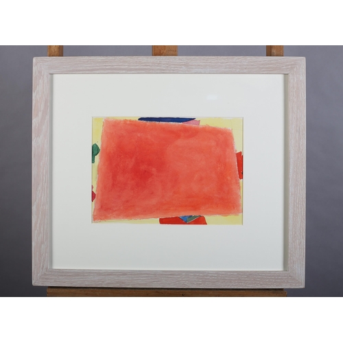 73 - ARR Gary Wragg (b 1946), Abstract composition in orange and yellow, watercolour over pencil, unsigne... 