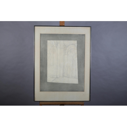 117 - ARR After Ben Nicholson (1894-1982), 'May 1962 (Urbino-footsteps in the dust)', print, 63cm x 48.5cm... 