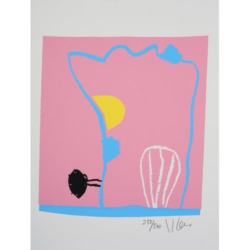 123 - Ayako Yodor 20th/21st century, Organic composition, colour print, no 18/20, numbered and signed in p... 