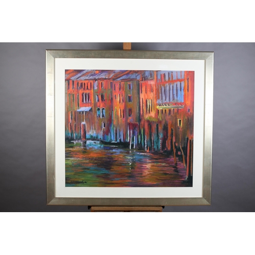 54 - ARR Tony Brummell-Smith (b 1949), Evening, Grand Canal, pastel, signed to lower left, 78cm x 86cm (S... 