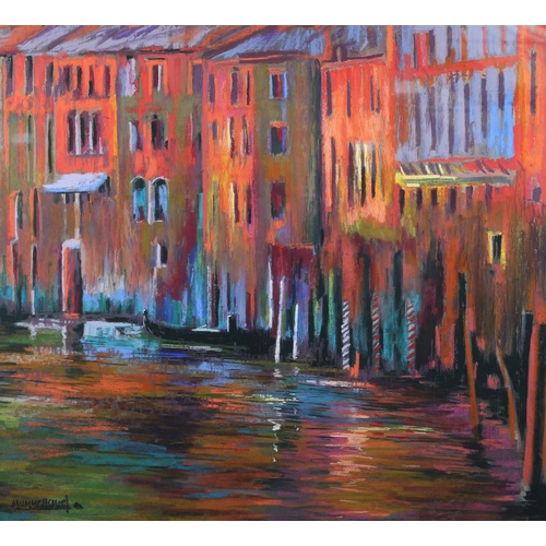 54 - ARR Tony Brummell-Smith (b 1949), Evening, Grand Canal, pastel, signed to lower left, 78cm x 86cm (S... 