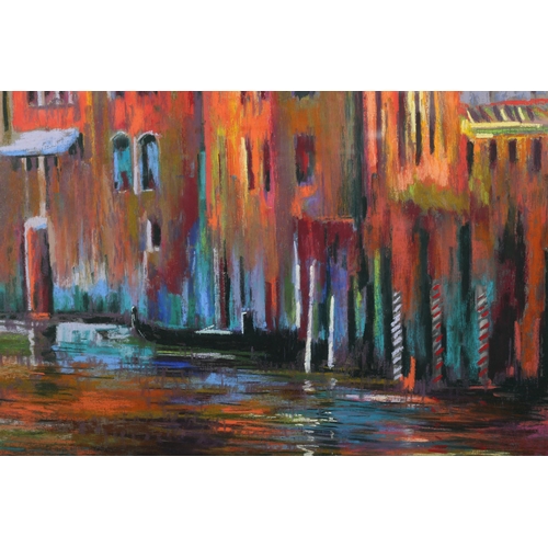 54 - ARR Tony Brummell-Smith (b 1949), Evening, Grand Canal, pastel, signed to lower left, 78cm x 86cm (S... 