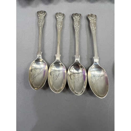 400 - A collection of early 19th and early 20th Century silver teaspoons, total approximate weight 8 3/4oz