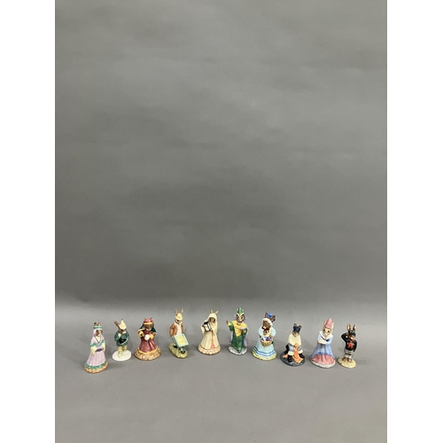 66 - A collection of ten Royal Doulton Bunnykins