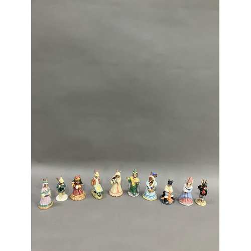 66 - A collection of ten Royal Doulton Bunnykins