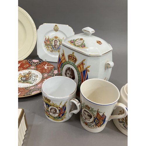 96 - A quantity of royal commemorative ware including items for Edward VII, Edward VIII, George VI, Queen... 