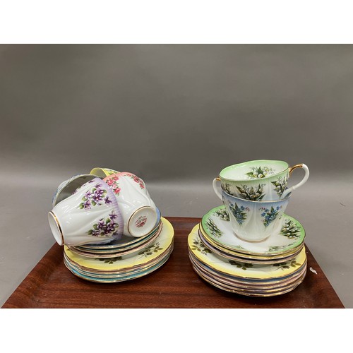 267 - A Royal Albert tea service, Dainty Diner series comprising six cups, six saucers and six tea plates