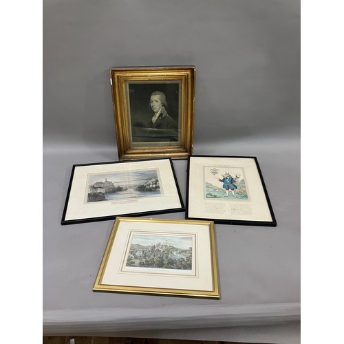 474 - Three 19th century engravings and another