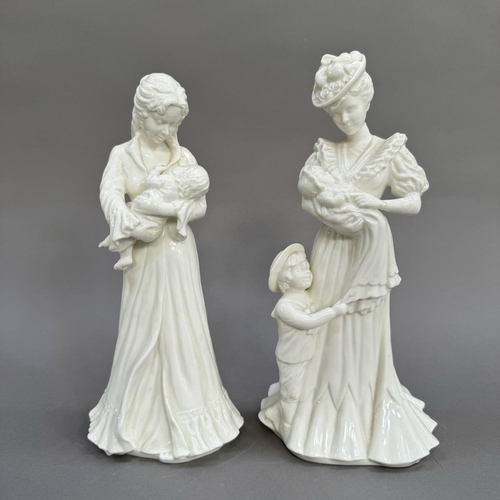 18 - A Royal Worcester figure from the Cherished Moments series, The Christening, 22.5cm and together wit... 