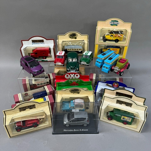 140 - A quantity of Lledo model vehicles including Pro Motors, Days Gone and others