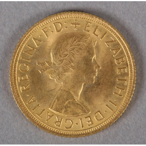 411 - A QUEEN ELIZABETH II 1963 SOVEREIGN