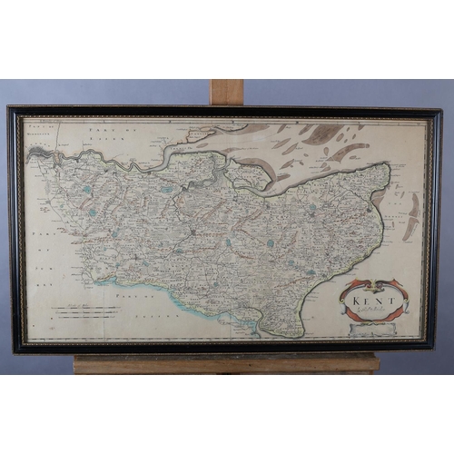 202 - BLADESDALE (THOMAS & WILLIAM HENRY TOMS) map of Kent, from the Chorographia Britanniae circa 1742, e... 