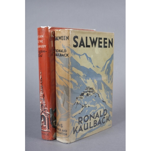 184 - KINGDON-WARD, F - RETURN TO THE IRRAWADDY, 1st ed. 1956, pub. Andrew Melrose, London, black and whit... 