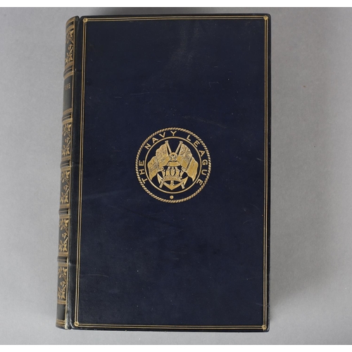 191 - COLOMB, VICE-ADMIRAL P H -NAVAL WARFARE - 3rd ed. 1899, pub. W H Allen & Co Ltd, London, dark blue c... 