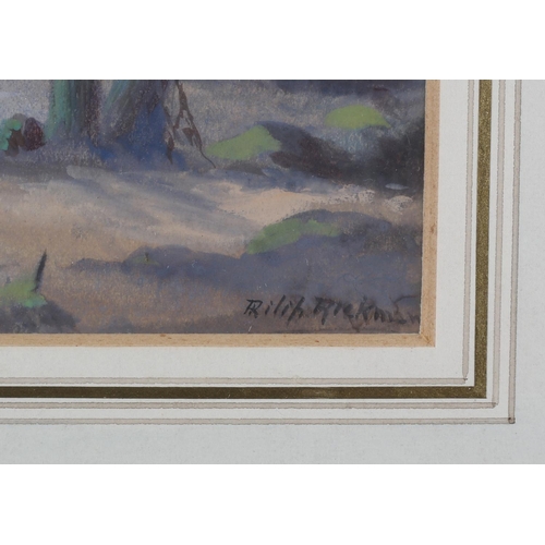 442 - ARR PHILIP RICKMAN (1891-1982) 'Mallards Over Water' pastel, signed to lower right 25cm x 36.5cm