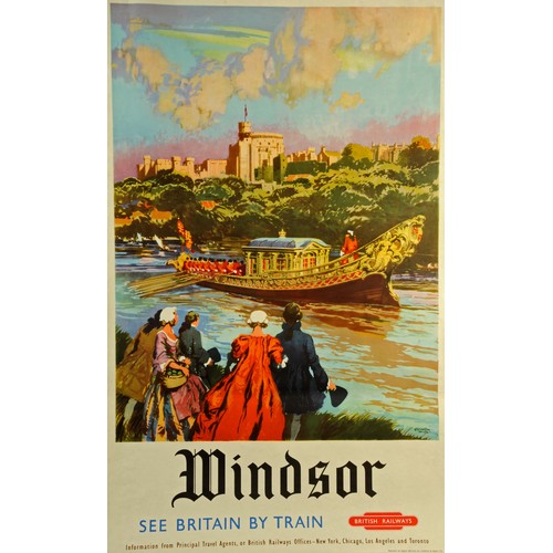 153 - GORDON NICHOL, WINDSOR, original poster for BR (WR) by Charles & Read Ltd., Double Royal, 25