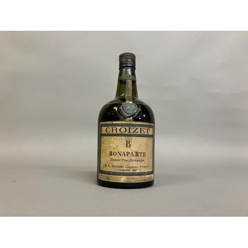 34B - CROIZET Bonaparte Fine Champagne Cognac 1906 1 Bottle 70cl Bottle 70 Proof Sealed in good condition ... 