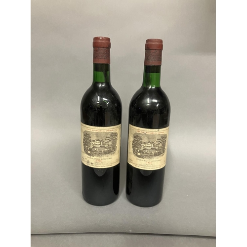 57 - CHATEAU LAFITE ROTHSCHILD 1ER GRAND CRU CLASSE 1978 2 Bottles 75cl. X% Levels: 2 Low neck/top should... 