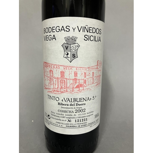 65 - BODEGAS Y VINEDOS VEGA SICILIA Ribera del Duero TINTO VALBUENA 5 years 2002.                        ... 