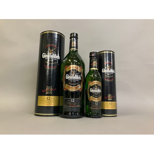 19 - GLENFIDDICH  2 Bottles                                                             12 Year Old Singl... 