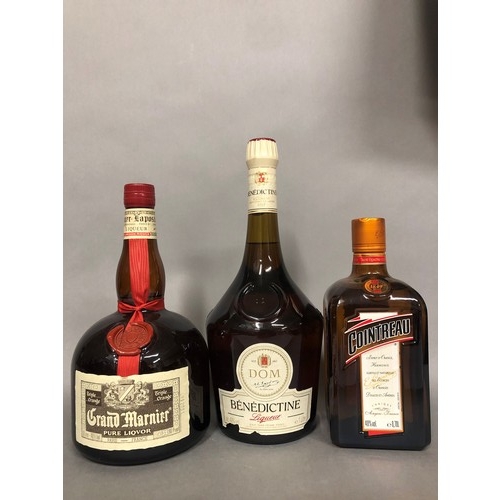 33 - CLASSIC FRENCH LIQUEURS. 3 Bottles.                                                                 ... 