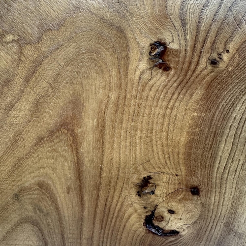 94 - A 17th century elm shingle from a barn in Norfolk, one side polished , 173cm x 49cm