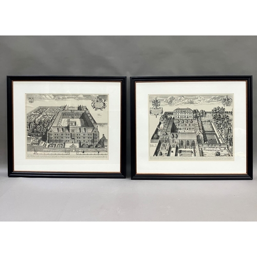 85 - Two Reproduction prints from the Oxonia Illustrata depicting Wadham College Oxford and Trinity Colle... 