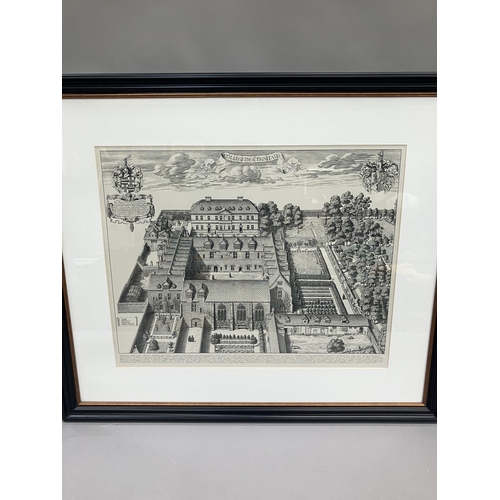 85 - Two Reproduction prints from the Oxonia Illustrata depicting Wadham College Oxford and Trinity Colle... 