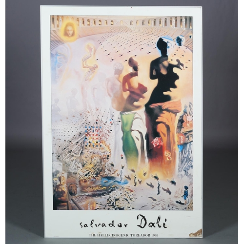 69 - Salvador Dali - The Hallucinogenic Toreador 1968, colour print poster, 128cm x 29cm