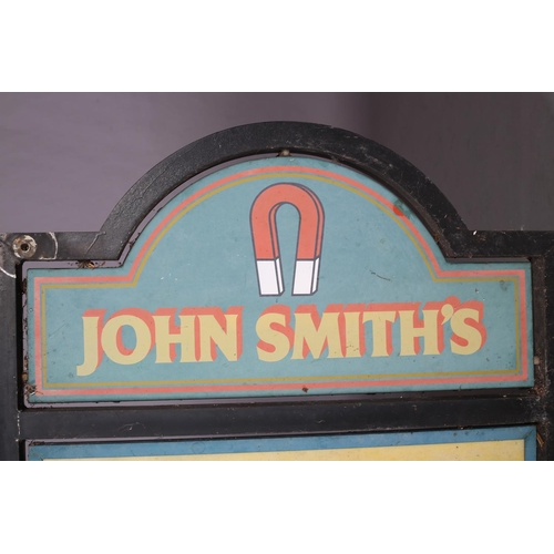 126 - 'The Mallard' - John Smith's Public House sign, print, on metal and panel, in metal frame with hangi... 