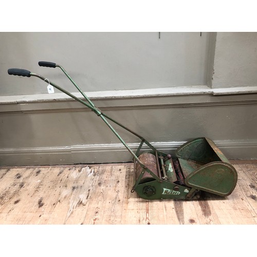 97 - J.P Maxees lawn mower and an angle poise light fitting