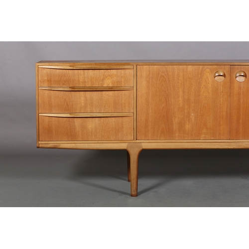 2 - An A H McIntosh of Kirkcaldy, a Dunvegan teak dining suite 1960s, comprising sideboard having a two ... 