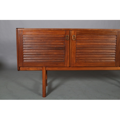 3 - A H MacIntosh of Kirkcaldy, Harris teak sideboard, late 1960s/early 70s, having two horizontally rib... 