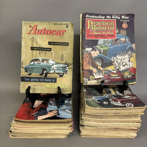 479 - A collection of 46 Practical Motorist magazines dating from 1955 through to 1971, along with three o... 