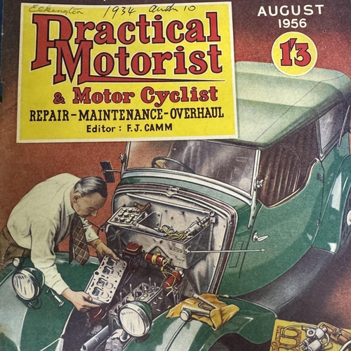 479 - A collection of 46 Practical Motorist magazines dating from 1955 through to 1971, along with three o... 