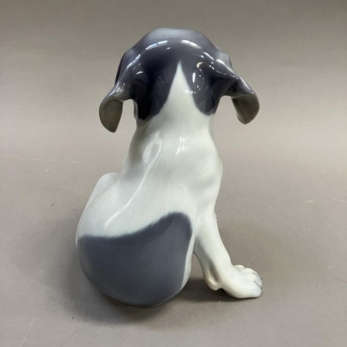 3 - A Royal Copenhagen model of a pointer puppy, modelled by Erik Nielsen, no. 051 and mark to underside... 