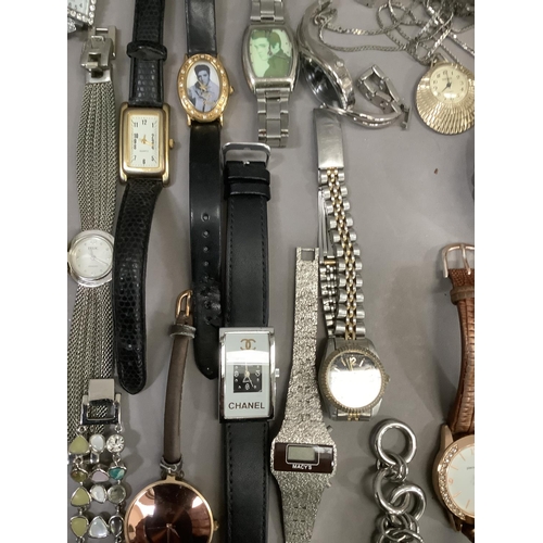 263 - A box of modern dress watches, approximately thirty two