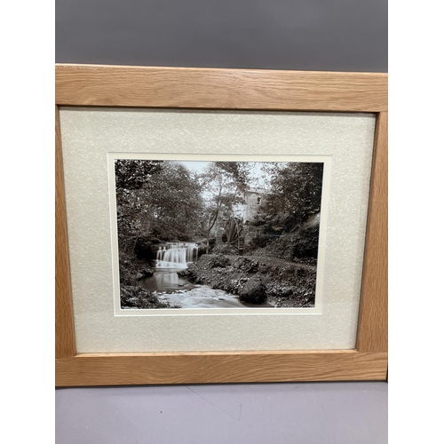 317 - After Frank Meadow Sutcliffe, two photograph reprints with two views of a mill and river, 30cm x 40c... 