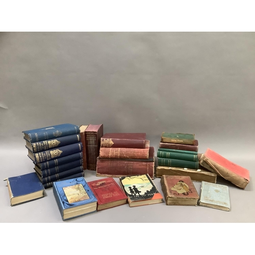 217 - Three uniform bound editions of Charles Dickens pub. Chapman & Hall Ltd. together with several other... 