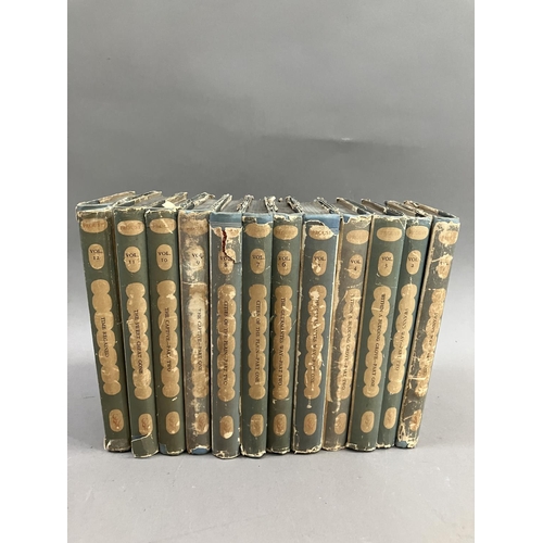 245 - Marcel Proust: Remembrance of Things Past, 12 vols, pub. Chatto & Windus, jackets designed by Enid M... 