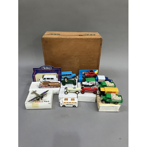 452 - A collection of Matchbox, Corgi, Lledo and Tonka models, including Thrust 2, Alitalia Airport Coach,... 