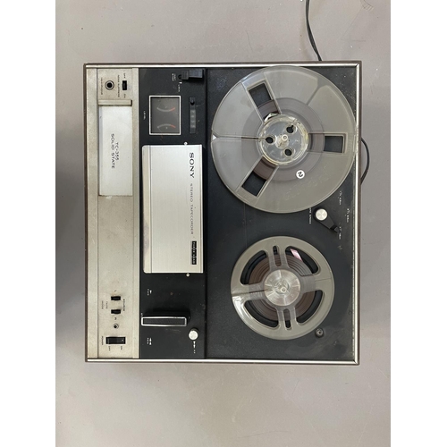 468 - A Sony TC355 solid state reel to reel tape recorder